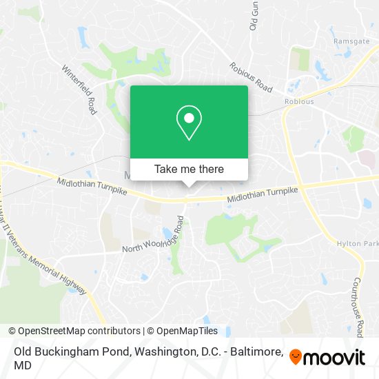 Old Buckingham Pond map