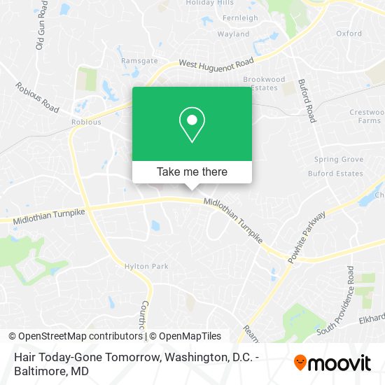 Hair Today-Gone Tomorrow map