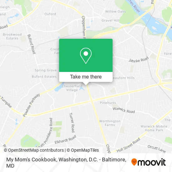 My Mom's Cookbook map