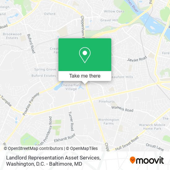 Landlord Representation Asset Services map