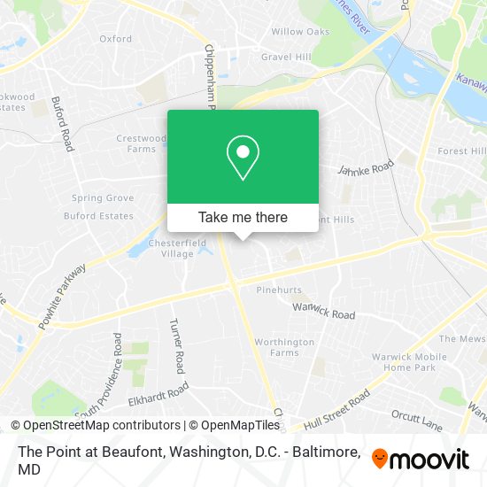 Mapa de The Point at Beaufont
