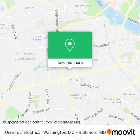 Mapa de Universal Electrical