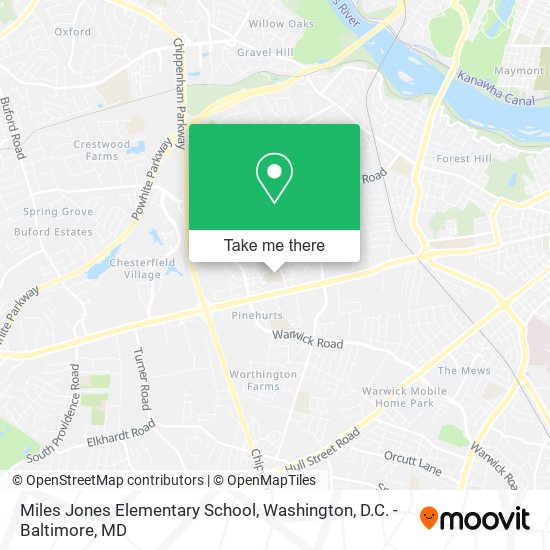 Mapa de Miles Jones Elementary School