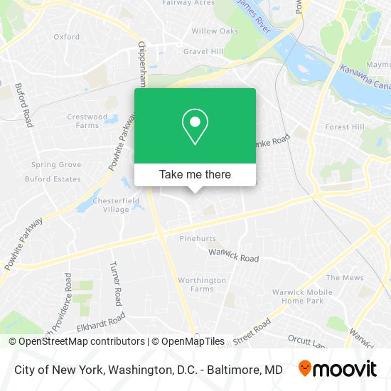Mapa de City of New York