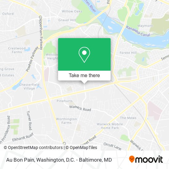 Au Bon Pain map
