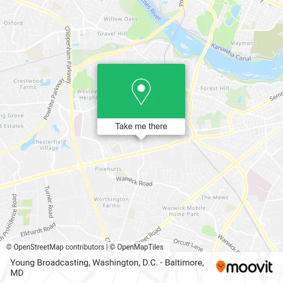 Young Broadcasting map