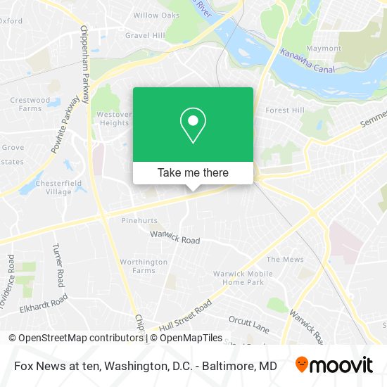 Fox News at ten map