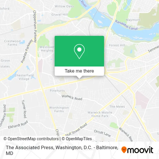 The Associated Press map