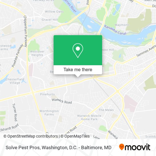 Solve Pest Pros map