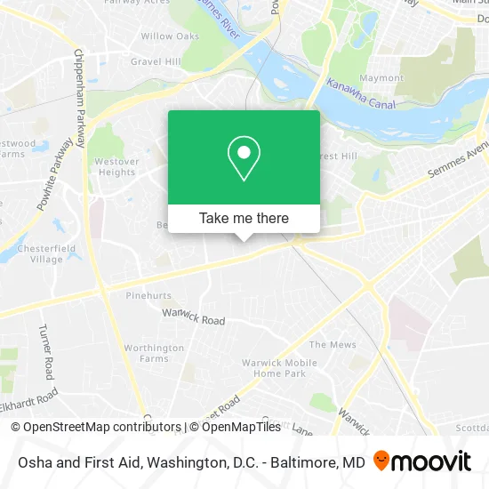 Mapa de Osha and First Aid
