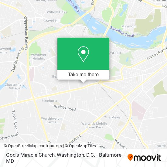 Mapa de God's Miracle Church