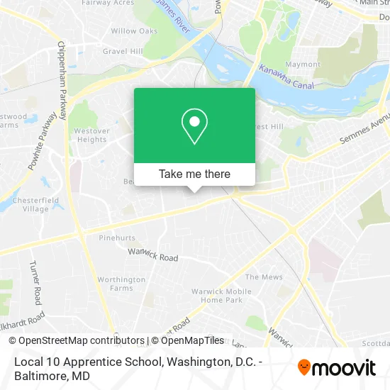 Local 10 Apprentice School map
