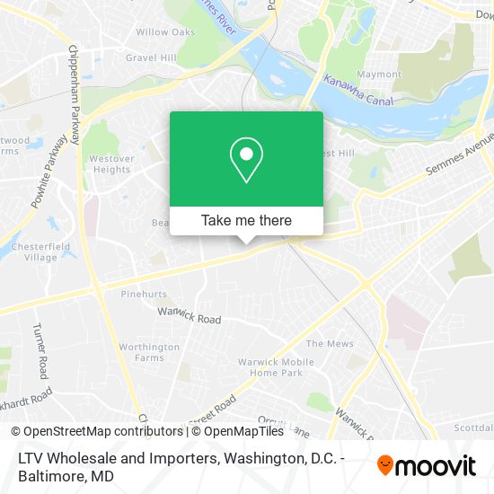 LTV Wholesale and Importers map