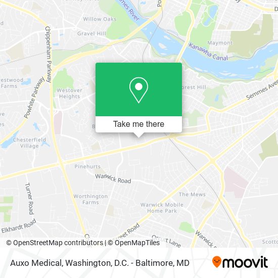 Auxo Medical map