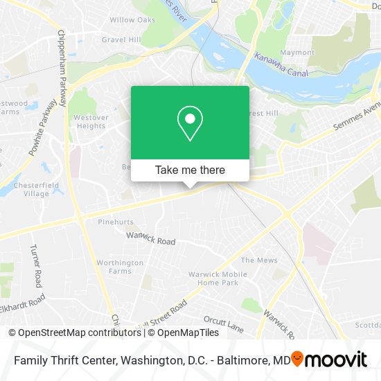Mapa de Family Thrift Center