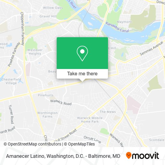 Amanecer Latino map