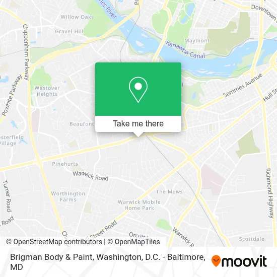 Brigman Body & Paint map