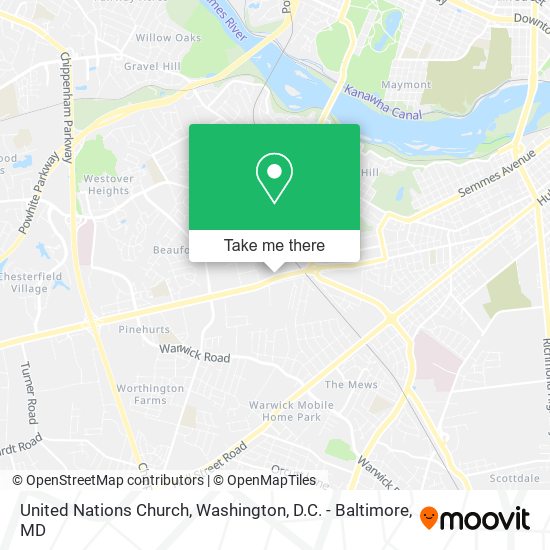 Mapa de United Nations Church