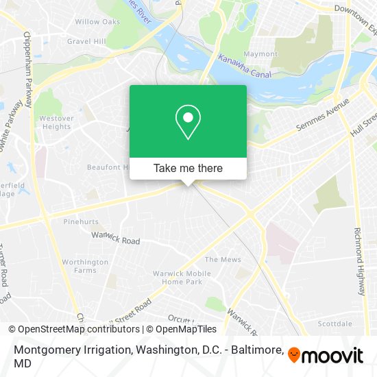 Mapa de Montgomery Irrigation