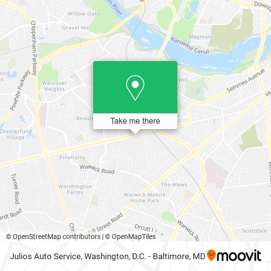 Mapa de Julios Auto Service