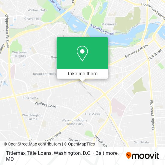 Mapa de Titlemax Title Loans
