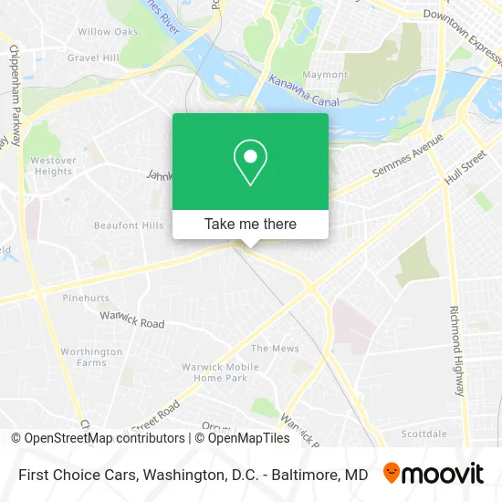 First Choice Cars map