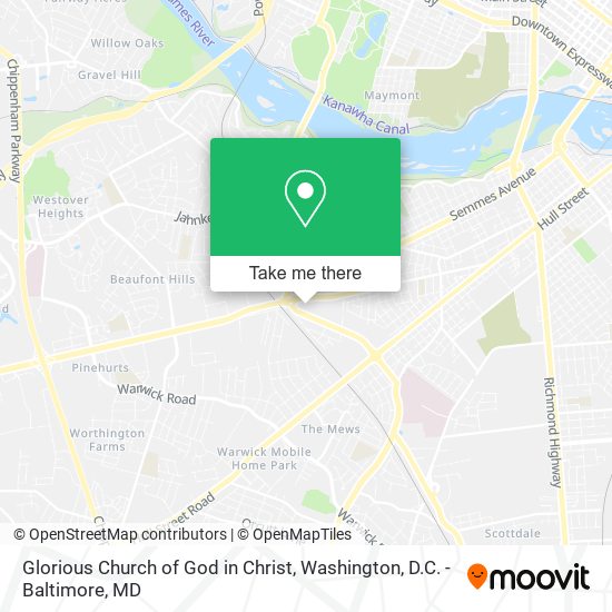 Glorious Church of God in Christ map