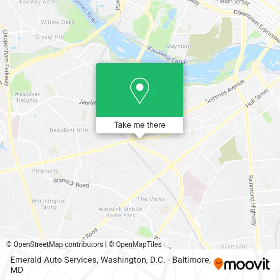 Emerald Auto Services map