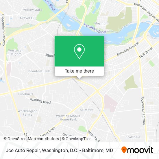 Jce Auto Repair map