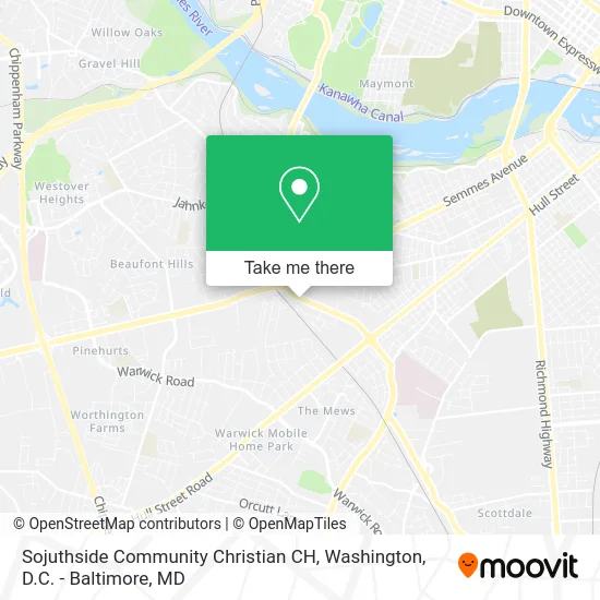 Sojuthside Community Christian CH map