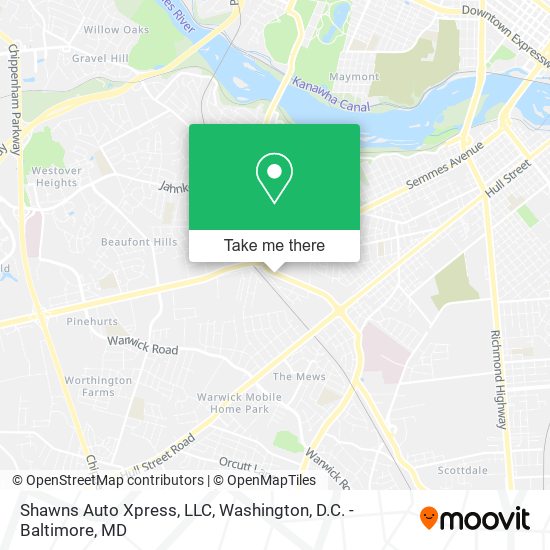 Mapa de Shawns Auto Xpress, LLC
