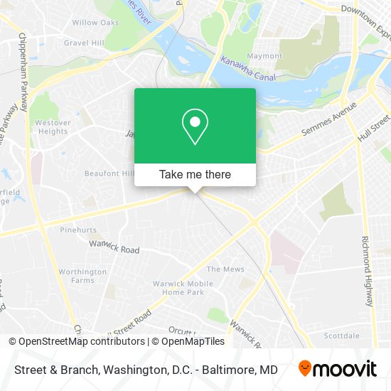 Street & Branch map
