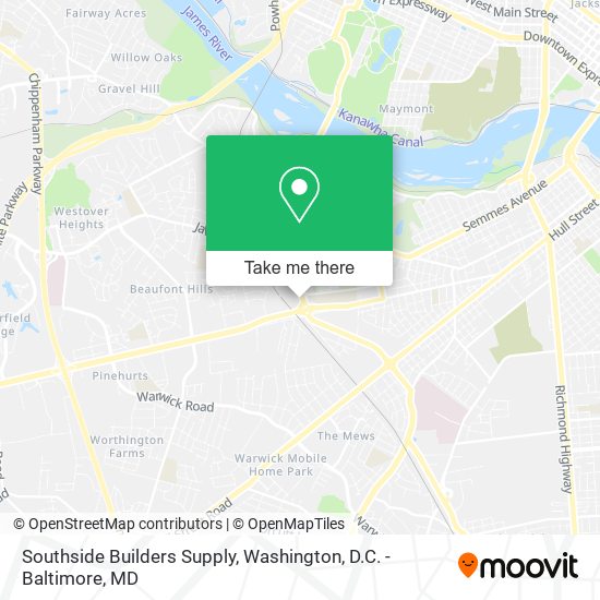 Mapa de Southside Builders Supply
