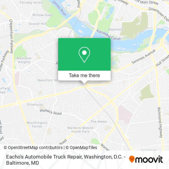 Eacho's Automobile Truck Repair map