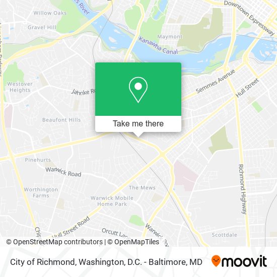 Mapa de City of Richmond