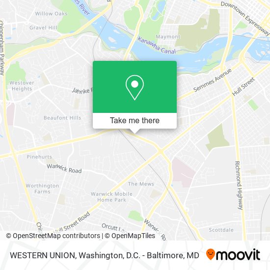 Mapa de WESTERN UNION