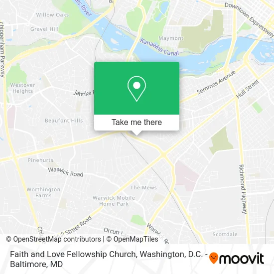 Faith and Love Fellowship Church map