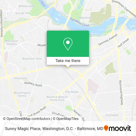 Sunny Magic Place map