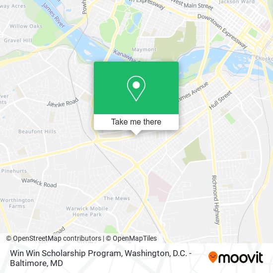 Win Win Scholarship Program map