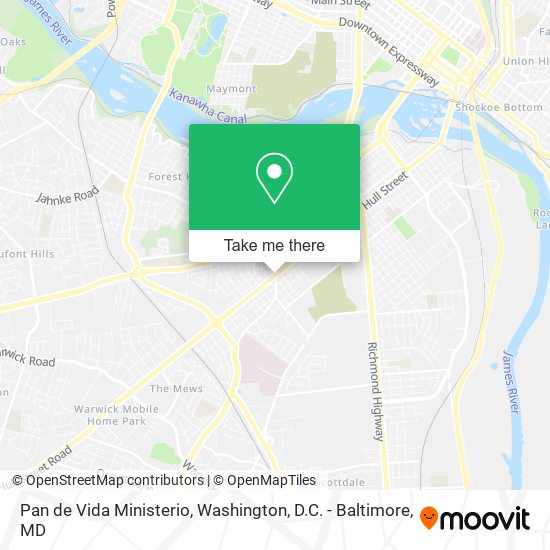 Pan de Vida Ministerio map