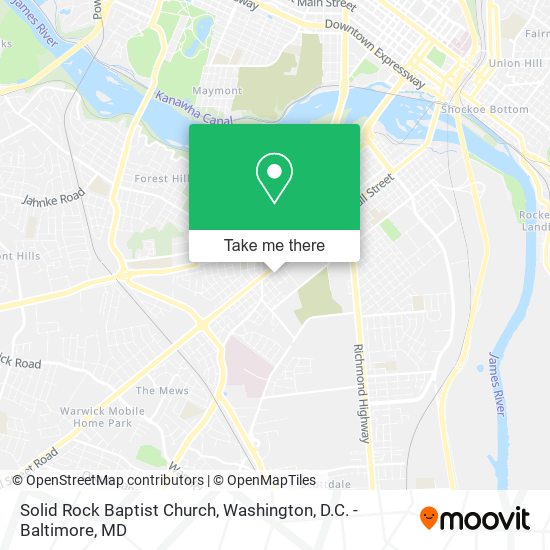 Solid Rock Baptist Church map