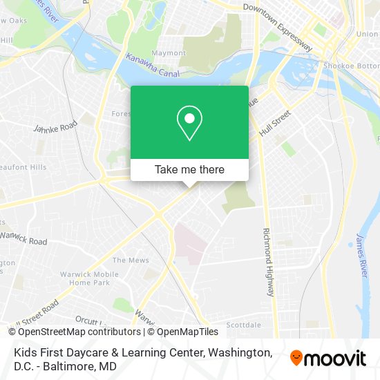 Mapa de Kids First Daycare & Learning Center