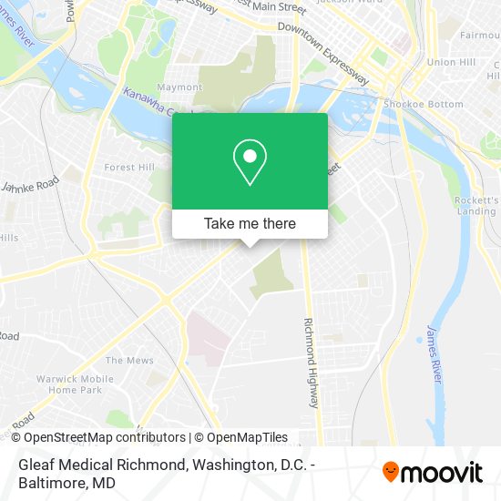 Gleaf Medical Richmond map