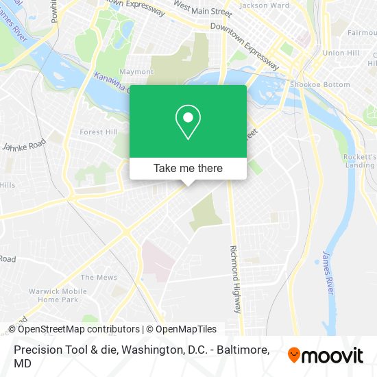 Precision Tool & die map