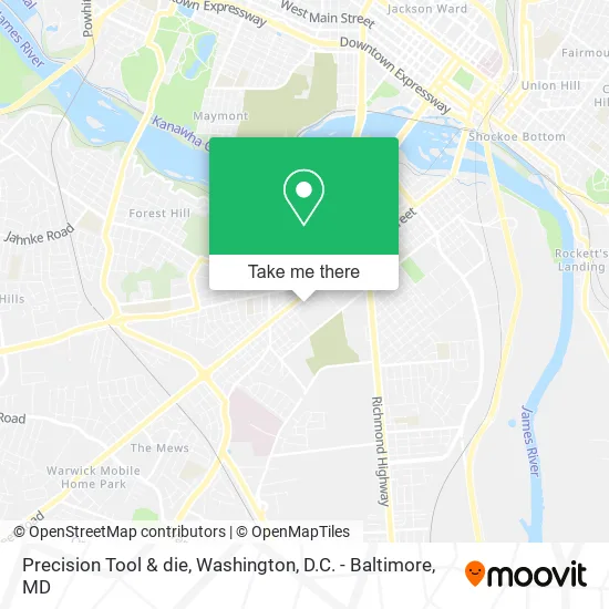 Mapa de Precision Tool & die