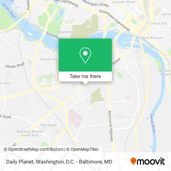 Daily Planet map