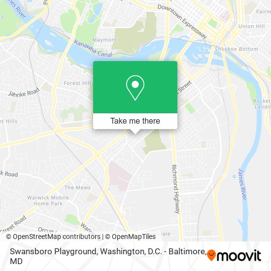 Swansboro Playground map