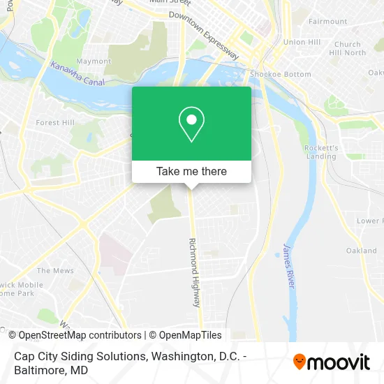 Cap City Siding Solutions map