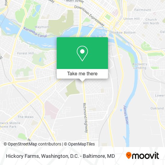 Hickory Farms map