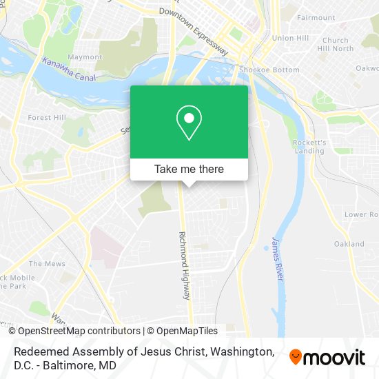 Mapa de Redeemed Assembly of Jesus Christ